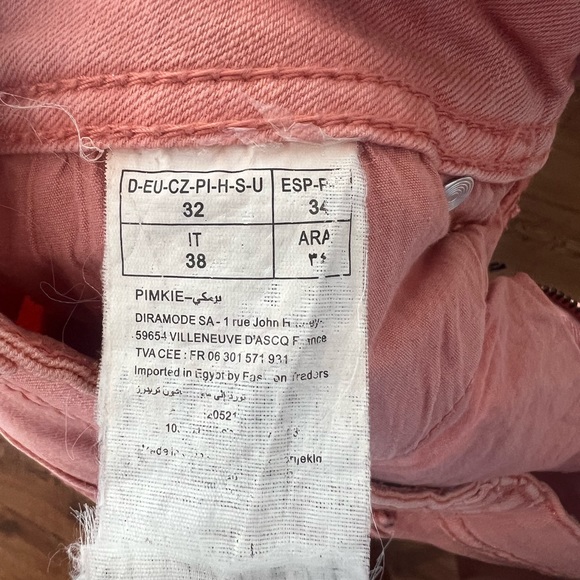 Pimkie Salmon Color Denim Size Small (EU 32) - Picture 8 of 12